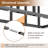 Boot Rack Organizer Tall Boots, Black Boot Storage Organizer Tall Boots For Closet, Entryway, Garage, Porch, Free Standing Shoe Racks For 8 Pairs-707744201
