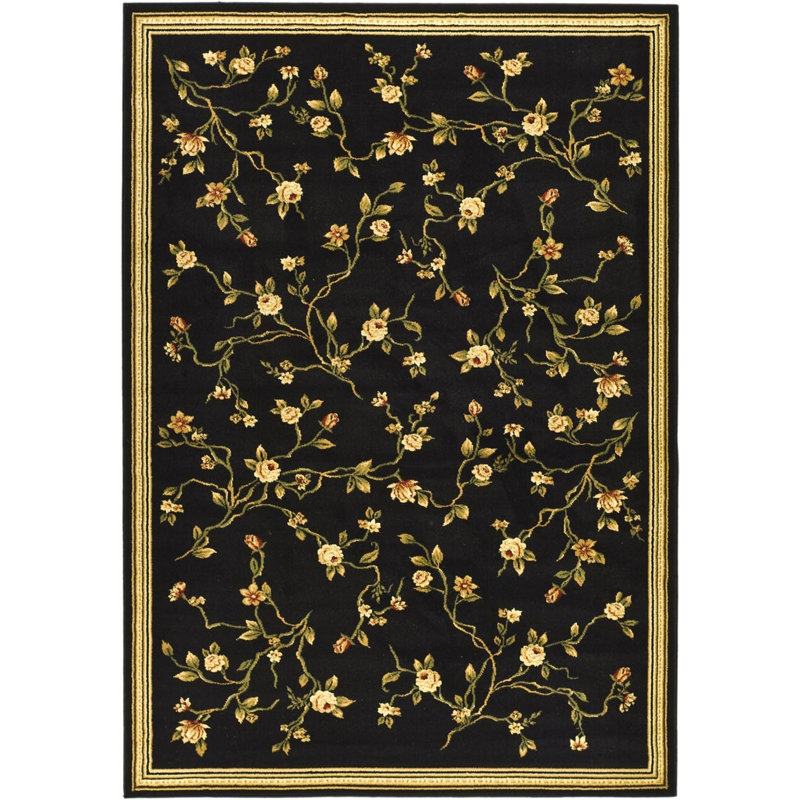 Carolane Performance Floral Rug, Rectangle 3'3" x 5'3"