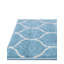 Tapis bleu clair Lllan-43011779