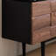 Meuble télé en bois massif rétro au design simple-107265184