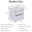 Ensemble de meuble-lavabo simple mural moderne 24 po avec lavabo en résine-1316793066-1316793063