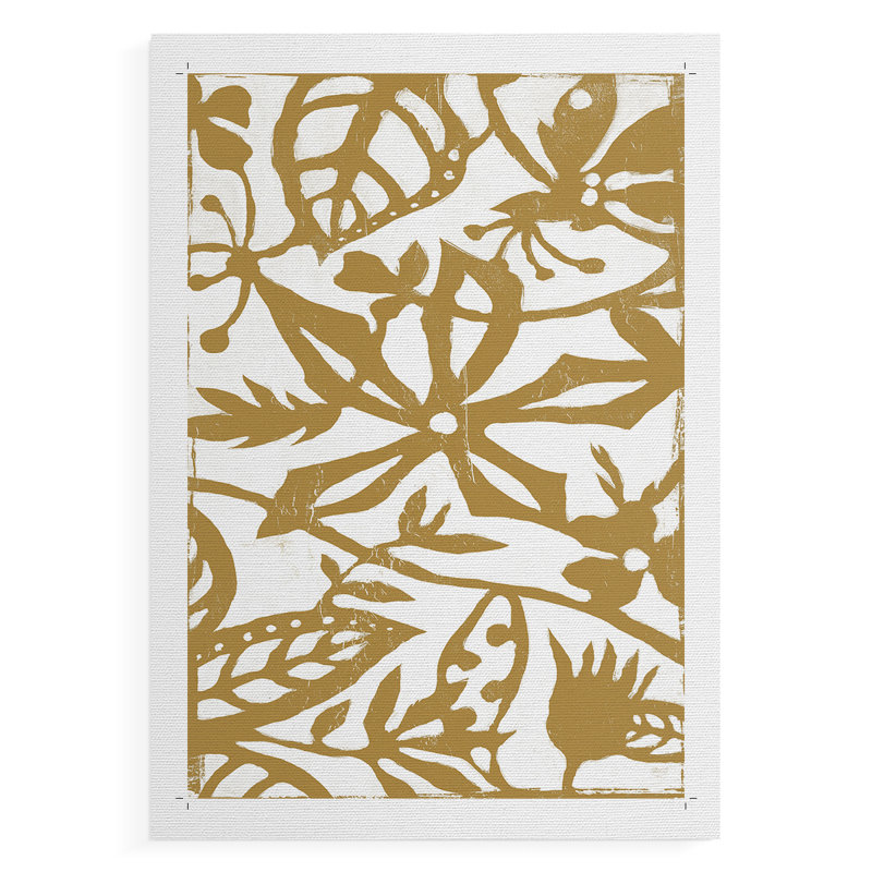 Blanc sur blanc IV V30, reproduction encadrée - reproduction de toile seulement - non encadrée, H 36 po x l 24 po