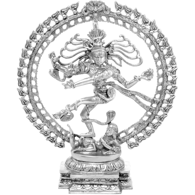 Statue Nataraja avec Prabha élaboré
