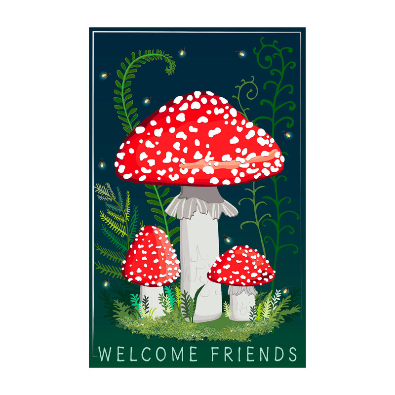 Drapeau de jardin Welcome Friends