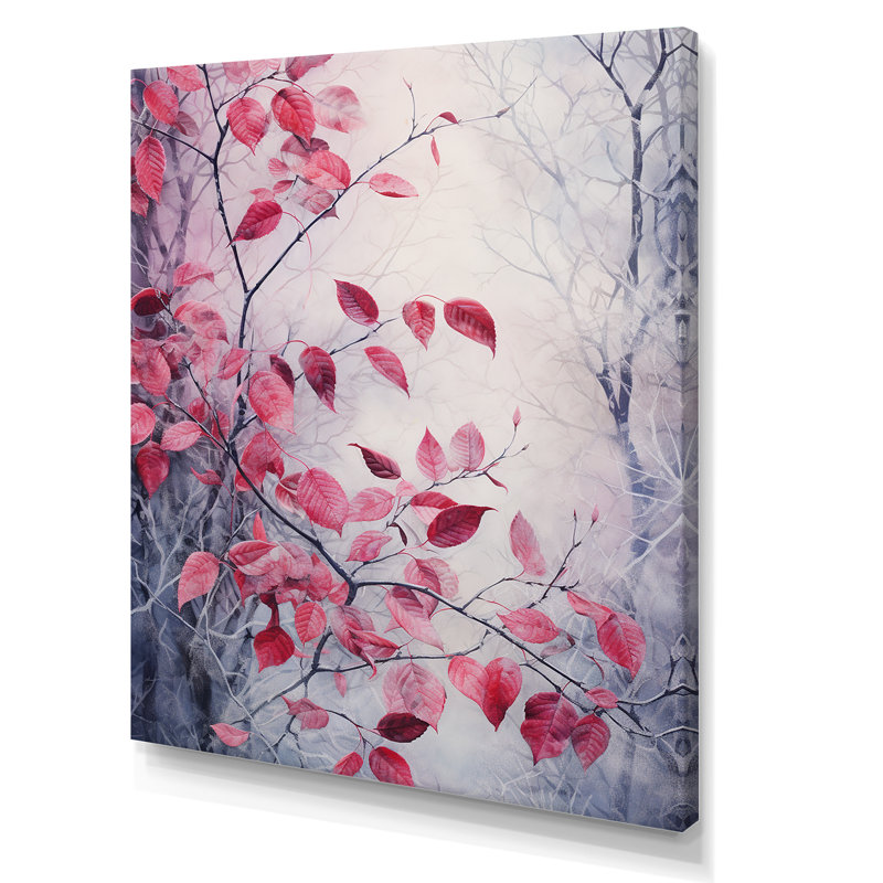 «Leaves Charm in Moody Overcast I», reproduction sur toile, Toile tendue, H 44 po x l 34 po x P 1,5 po