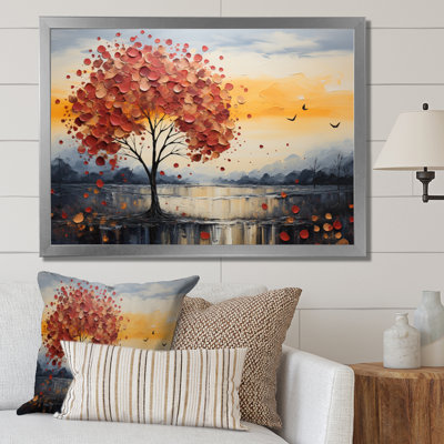 «Romantic Landscape Melting Hearts IV», reproduction sur toile