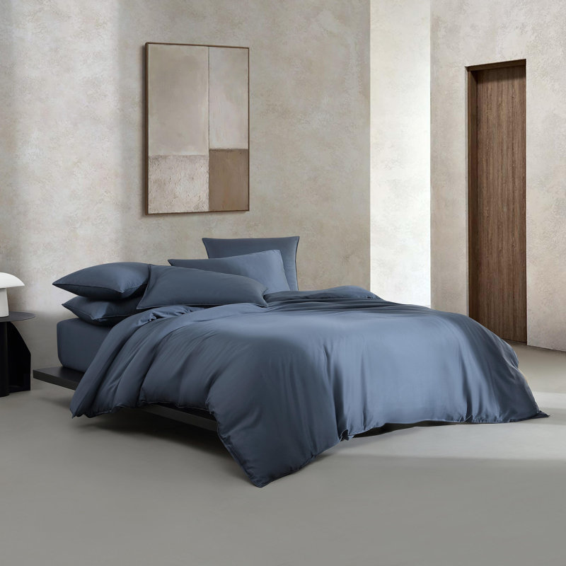 Ensemble de housse de couette réversible standard en coton 3 pièces, Housse de couette pour grand lit et 2 taies décor