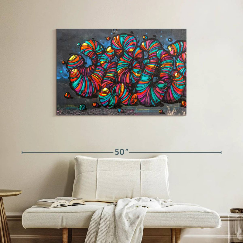 Brampt Street Worms, 26" H x 39" W