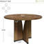 Table de conférence 39,37 "brun foncé avec base en X pour 4 personnes ou petite table de réunion