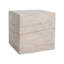 Table d'appoint d'extérieur en béton léger Travertine