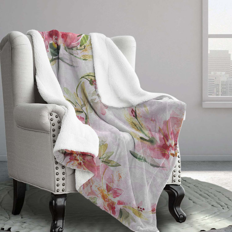 Sweet Pink Polyester Comforter, Daybed Comforter