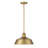 Jeb 1 - Light Single Dome Pendant in Natural Brass-1325511439