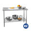 Table de travail en acier inoxydable certifiée NSF