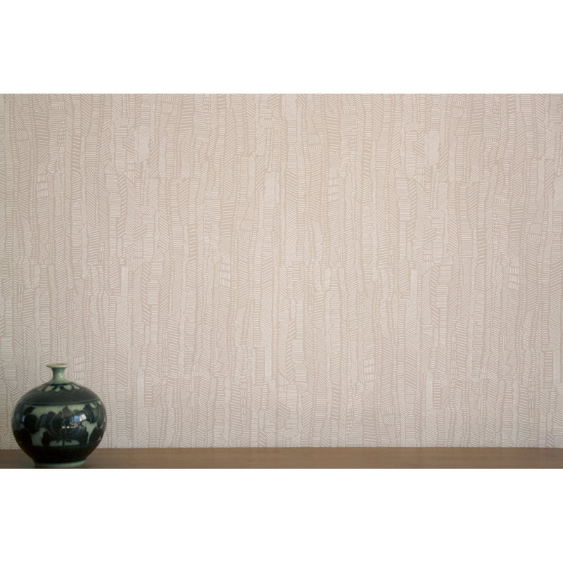 Rouleau de papier peint L 24 pi x l 25 po Linear Field, Naturel
