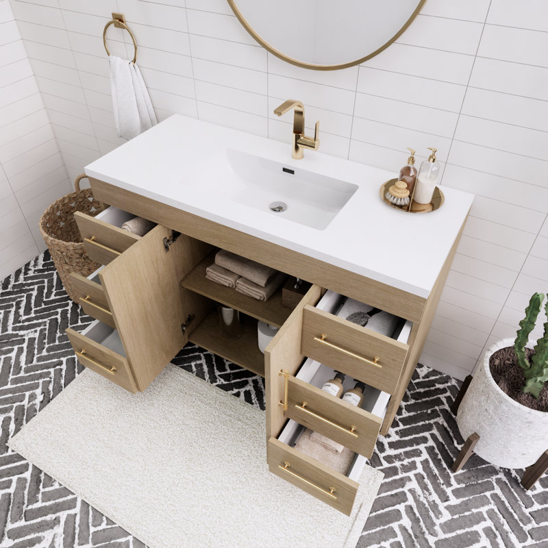 Meuble-lavabo simple l 48 po Spring