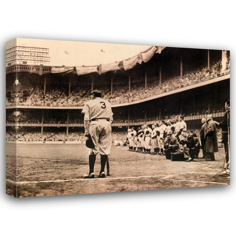 Babe, Ruth, Adieu, Discours, H 36 po x l 48 po