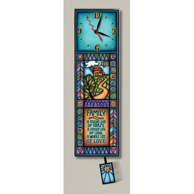 Jayvion Pendulum Wall Clock