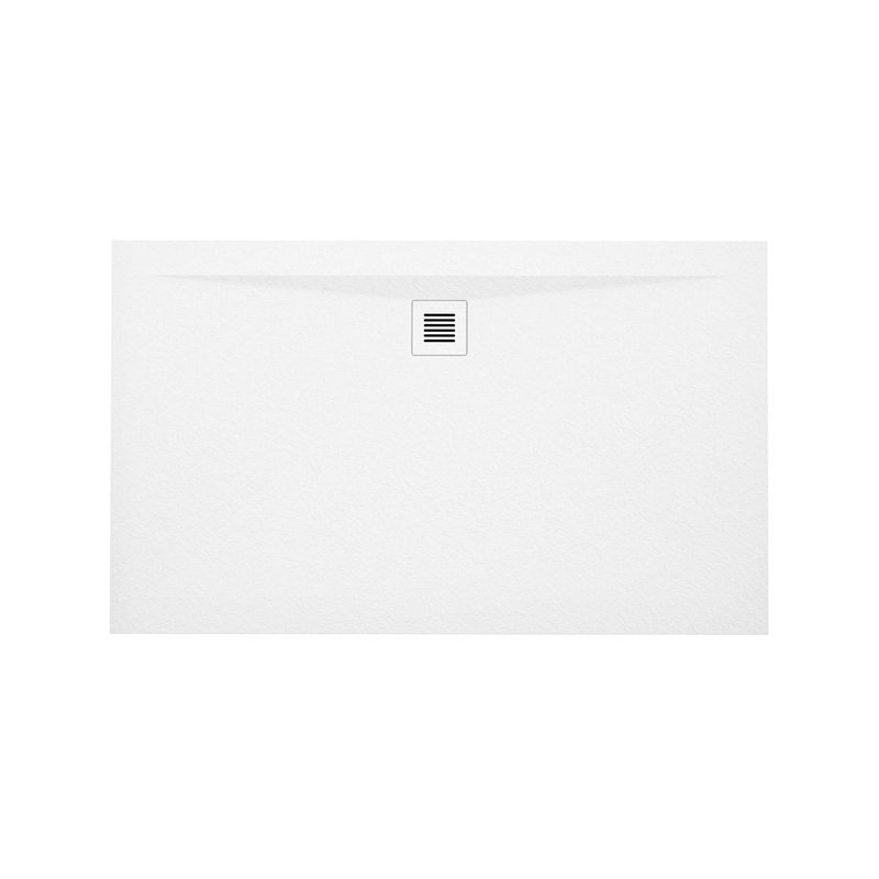 Base de douche l 60 po x P 36 po Feel, Blanc ardoise