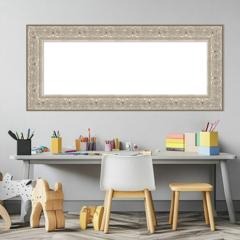 Tableau magnétique effaçable à sec Luxe Argent, H 19 po x l 43 po