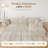 106" Boneless Deep Seat Modular Sofa With Lounge Chair & Memory Foam-718366716-718366713