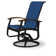 Chaise de patio pivotante Askar