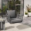 Balancelle d'extérieur en aluminium Kaliah-104318106