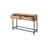 40 " W Solid Wood Top Console Table