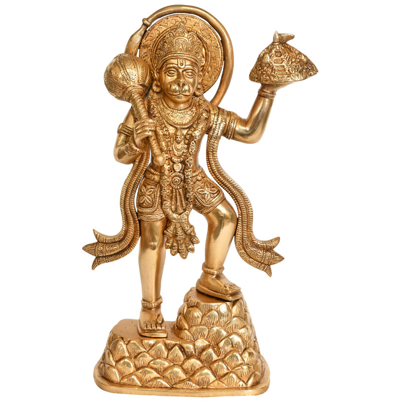 Shri Hanumanji transportant la montagne Sanjeevani, Or