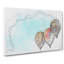 A Trio Of Hot Air Balloons In Abstract - Wrapped Canvas-55301087