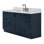 ARIEL Kelly 49 Single Sink Bathroom Vanity with Italian Carrara Marble Top