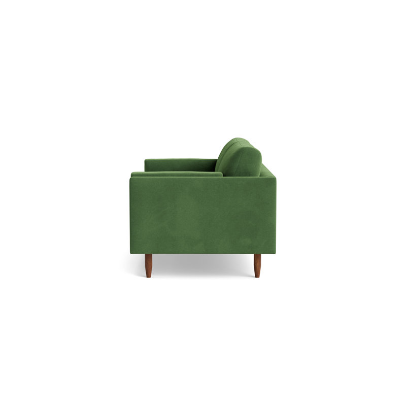 Skinny Fat Loveseat (70"), Performance Velvet - Ivy