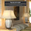 Lampe en porcelaine Ivory Vines