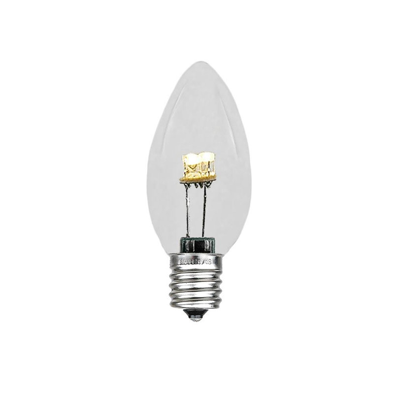Ampoule led en verre del c7, Blanc chaud