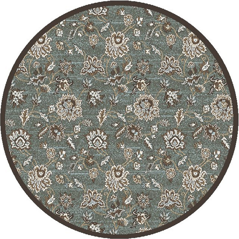 Ackermanville Oriental Indoor Rug, Round 5'3"