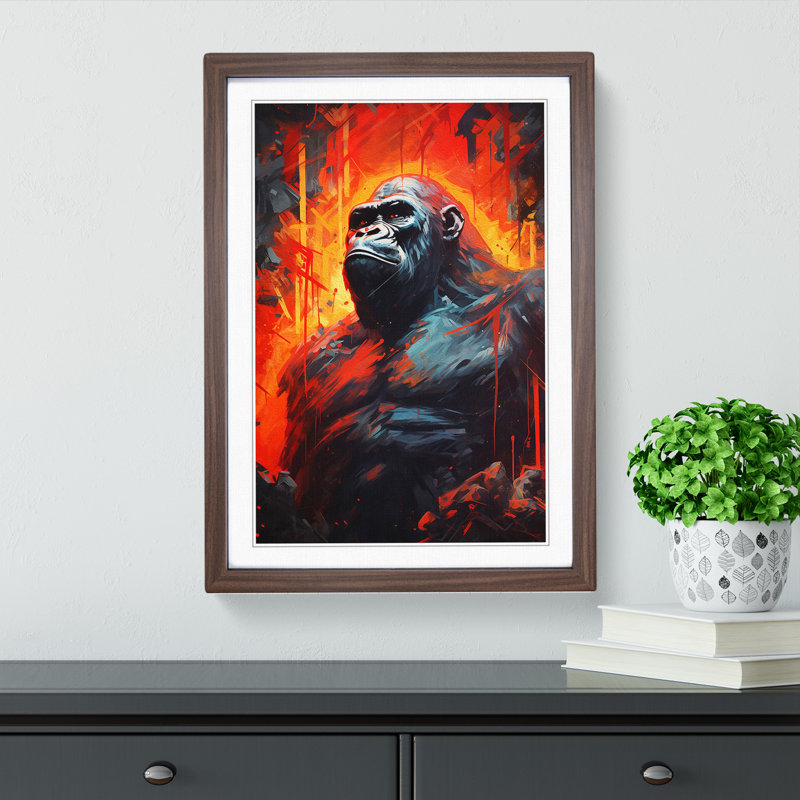 Gorilla Dadaism No.3 - Framed Print