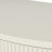 Artisan-Crafted Wave-Pattern Demi-Lune Console Table With Creamy White Finish,Unique Half Moon Design End Table With 2 Storage Drawers And Bottom Shelf For Living Room, Bedroom, Study, Hallway-1339002395