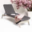 Lisbon 208cm Long Reclining Single Chaise with Cushions