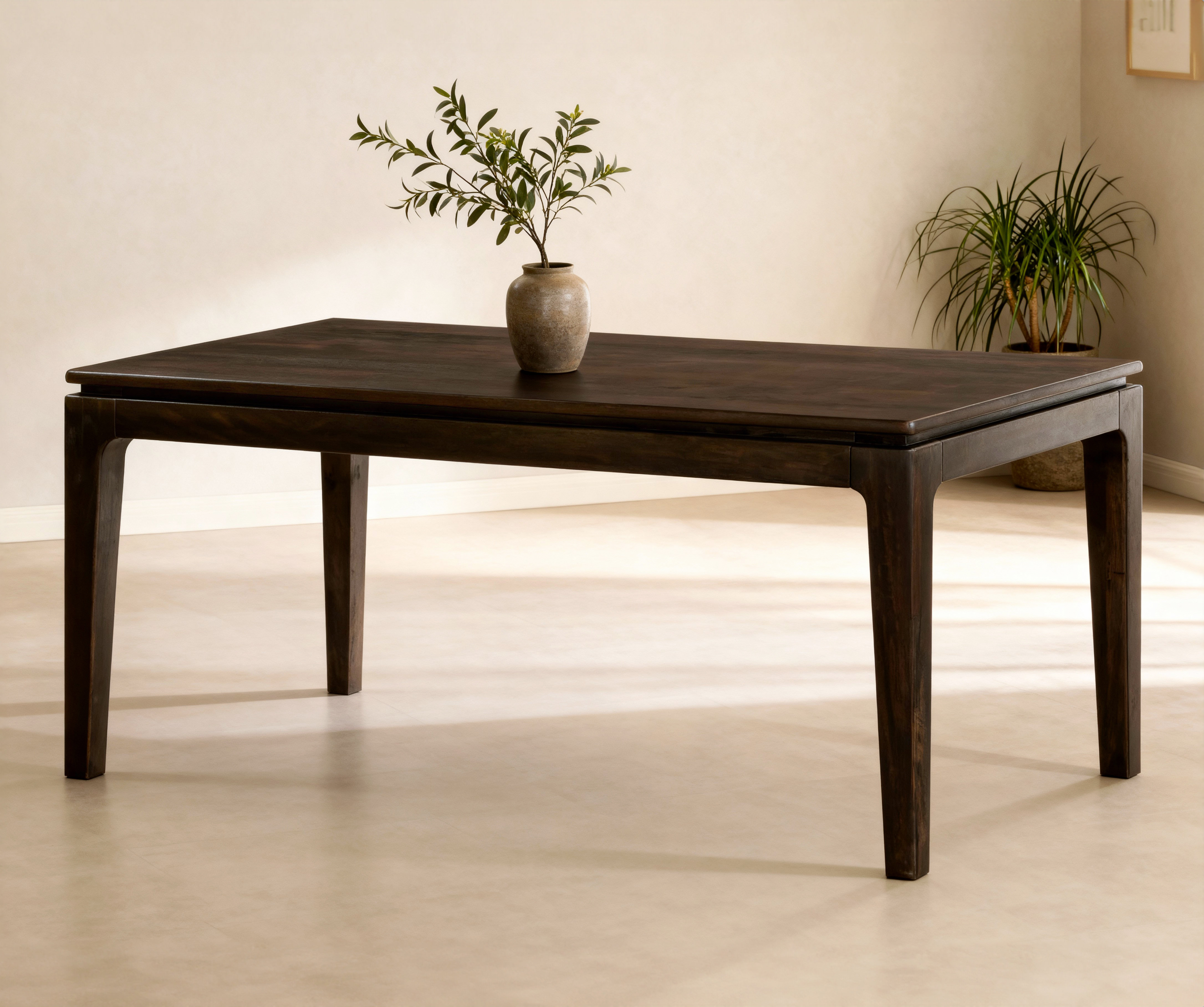 Latitude Run® Cassandra Small Rectangular Dining Table In Barista Brown ...