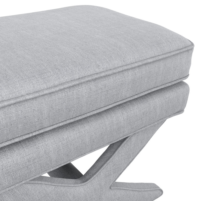 Manufactured Wood Accent Stool, Light Grey