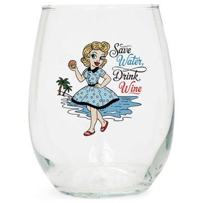 Wine Glass Save Water Drink Wine 15 Oz