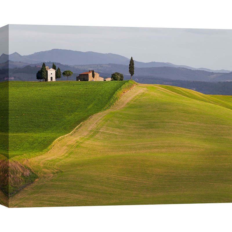 3AP6160 Val D'Orcia, Siena, Tuscany by Pangea Images - Wrapped Canvas Art Prints, 70cm H x 100cm W x 4cm D