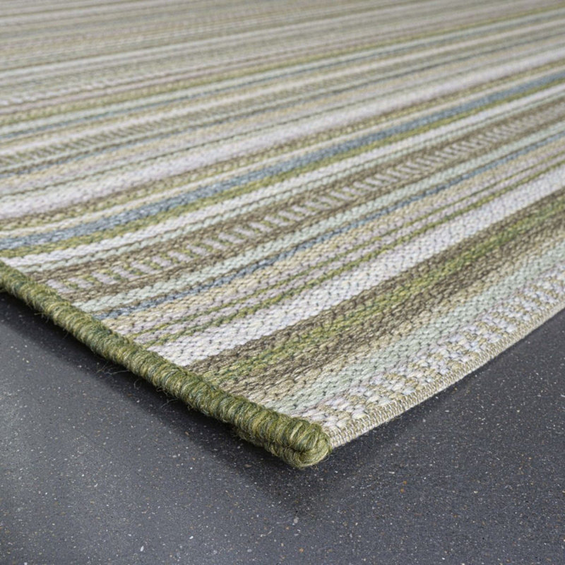 Laclede Striped Indoor / Outdoor Area Rug, Rectangle 120 x 170cm