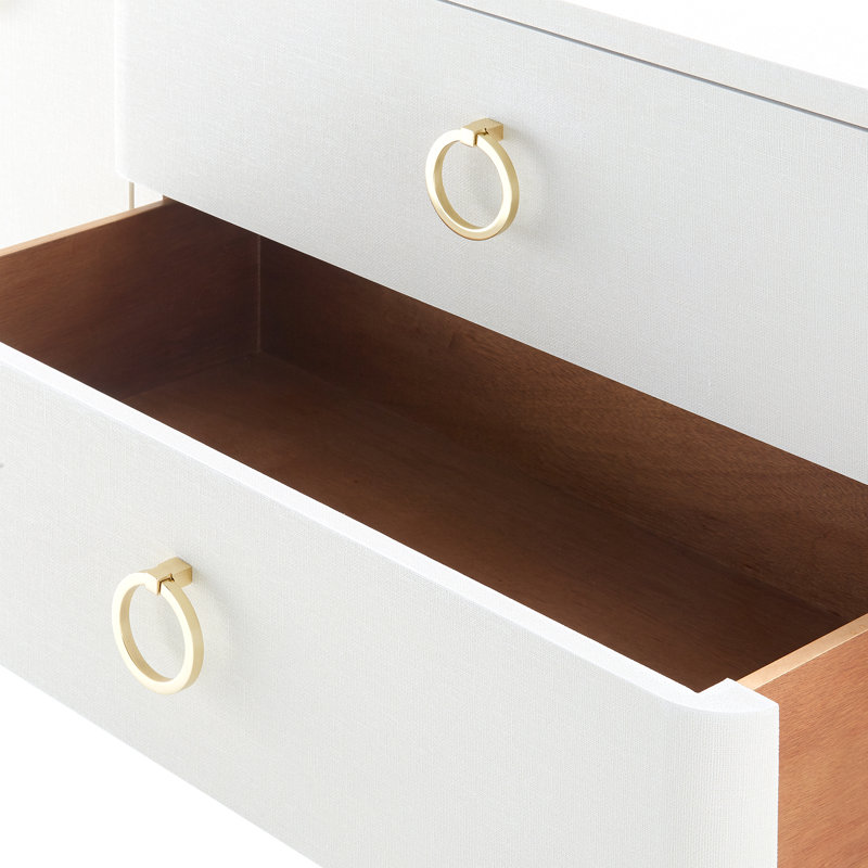 Audrey 71'' W Sideboard, White, Bronze, No