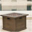Foyer extérieur à grain carré en bois H 40 po x l 32 po à grain de bois, 40 000 BTU