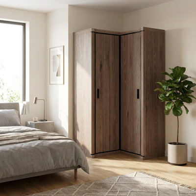 Temma 2 Door Laminate Wardrobe