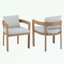 Ensemble de conversation 3 pièces d'extérieur Paito avec 2 chaises et coussin moelleux-1623692560