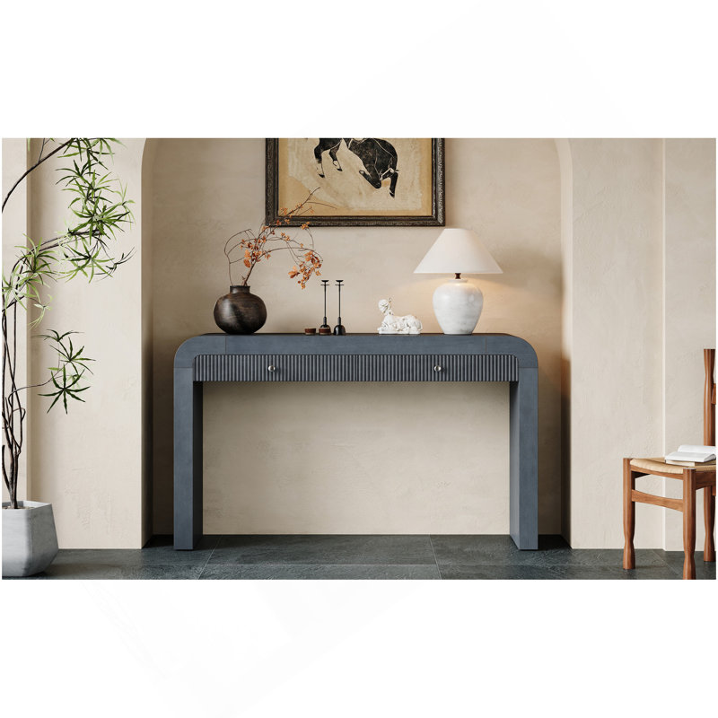 Console Rustic, Bleu marine foncé