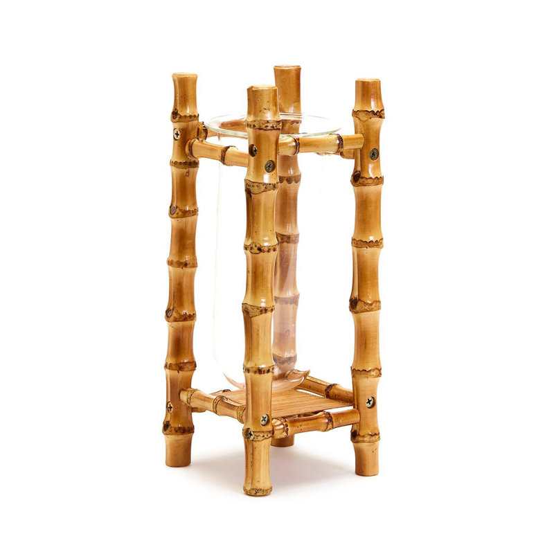 Tamaha Bamboo Table Vase, Brown