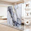 Paravent pliant à 4 panneaux, séparateur de pièce, motif marbre abstrait royal noir, blanc et or, veines fluides, toile, cloison de protection autoportante, séparation d'intimité-134502919-134502918
