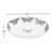 6" Fluted Oval Dish